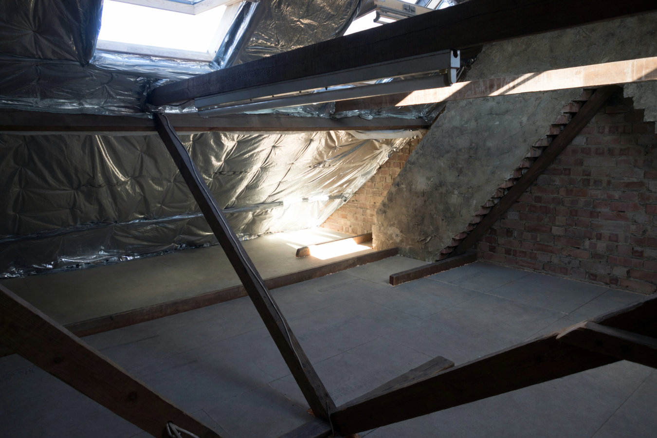 Attic insulation